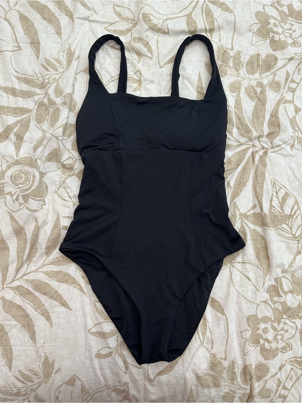 BECCA Black One-Piece Swimsuit with Tie Back
